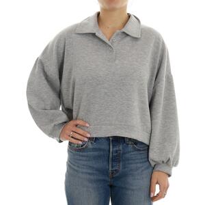 POLO IN FELPA GRIGIO